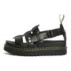 Dr. Martens Terry Open-Toe Buckle Casual Sandals Unisex Sandals Black 23521001