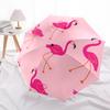 1pc Flamingo Pattern Folding Umbrella | Elegant Design, Fashionable Accessory, Durable Construction, Sturdy Ribs Yy251107118