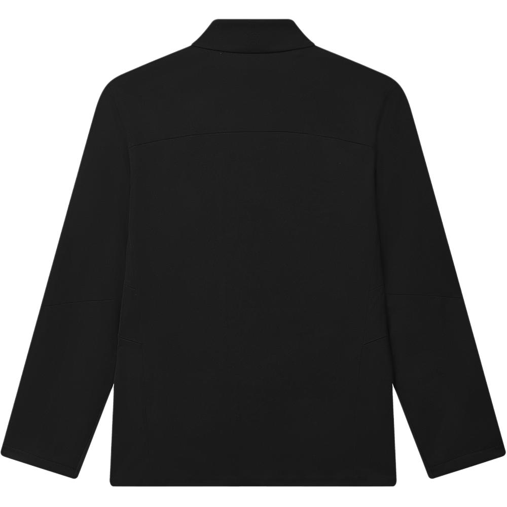 Fila Blue Series Business Comfortable Zip Long Sleeve Jacket Men Jackets Black F11M512502F-BK