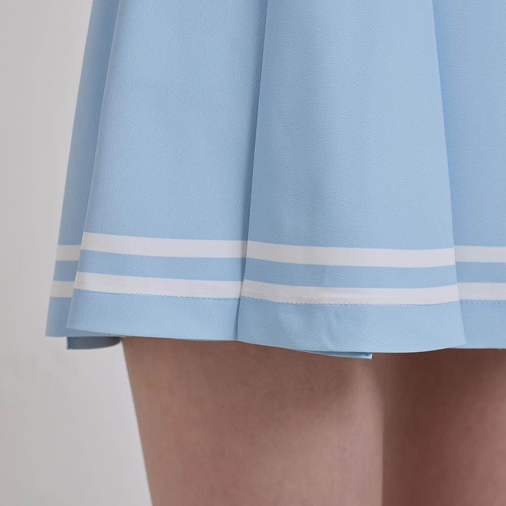 J.JANE Tennis Line Colored Skirt (Sky Blue)