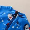 0-5years Baby Boys Summer Romper Swimwear Cartoon Shark Patterns Short Sleeve Zipper Swimsuits For Kids Boys Shark Bathing Suit