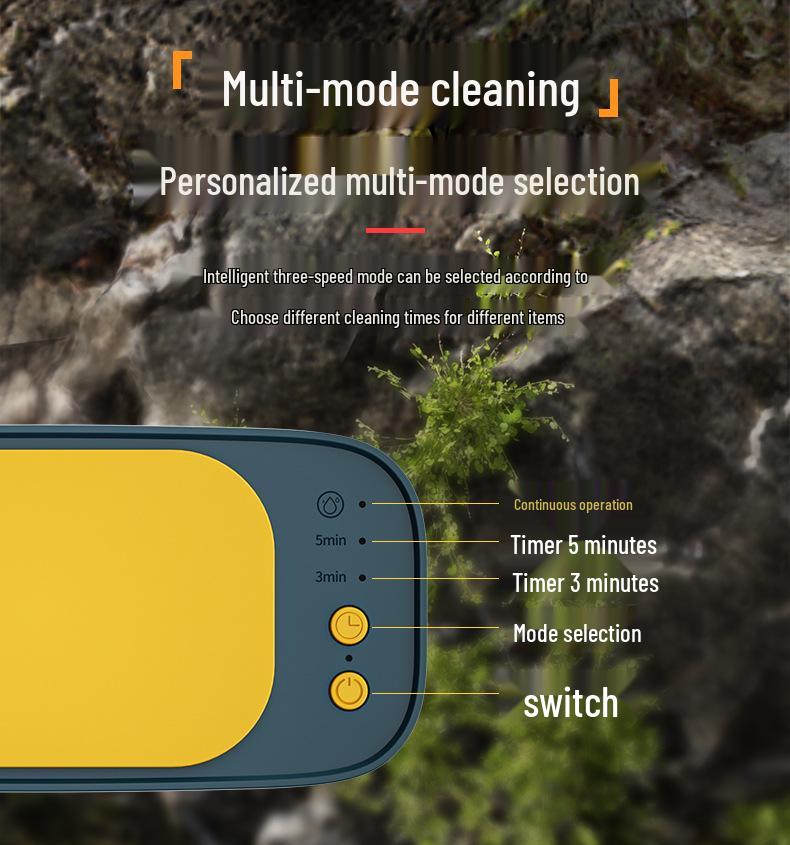 Portable Ultrasonic Cleaner for Eyeglasses, Watches, Jewelry, and Contact Lenses
