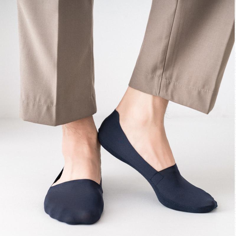 Herren Sommer Unsichtbare Bootssocken Passendes Casual Socken Paket Männlich Frühling Silikon Rutschfest Flach Bequeme Baumwollsocke