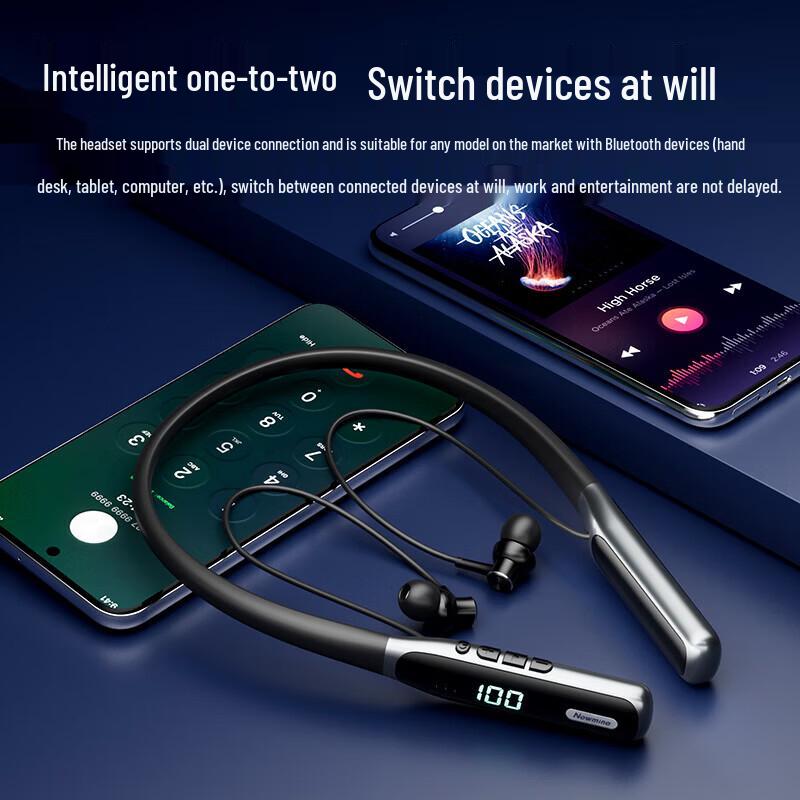Newmine TWS-G1 Neckband Sports Bluetooth Earbuds