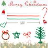 150 Pcs Christmas Pipe Cleaners, 50 White Pipe Cleaners, 50 Green Pipe Cleaners, and 50 Red Pipe Cleaners for Arts and Crafts