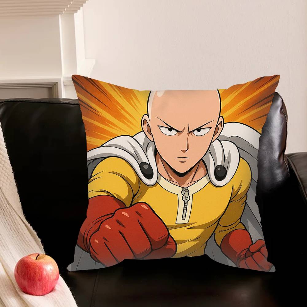 One-S P-Punch A-Anime Pillowcase Living Room Sofa Cushion Cover Bedroom Room Bed Pillow Cover Home Decoration