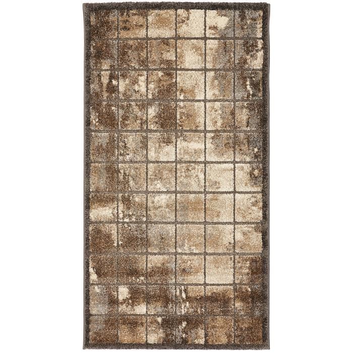 Tapis moderne - UNAMOURDETAPIS - NATURAL CARRACT - Gris - 80x150 - OEKO TEX®