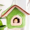 Warm Parrots House Plush Bird Cage Accessory Removable Liner Quickly Installation For Various Climates