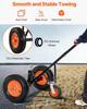 1200lbs Trailer Dolly 18 and 22 In Adjustable Height 2 In Ball 15.2 In Tires