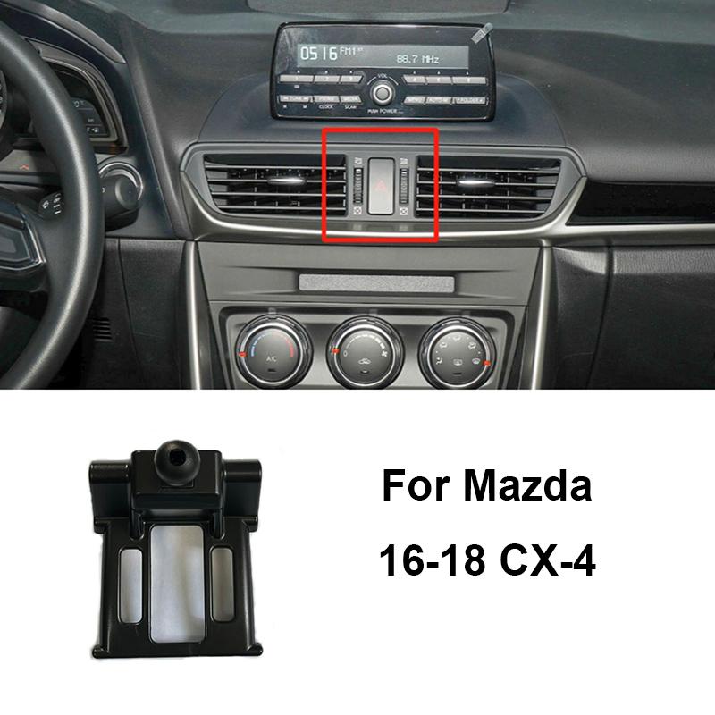 Car Dedicated Phone Holder Bracket Mount Special Base For Mazda 3 6 RuiYi CX-4 CX-5 CX-8 Atenza Axela CX30 Air Vent Bracket Clip sqmhc03