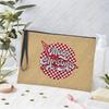 Merry Christmas Linen Storage Supplies Bags Travel Lipstick Bag Xmas Ornament Pouch Toilet Makeup Bolsas for Coffee Enthusiasts