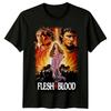 Fleisch + Blut (1986) Filmplakat Inspiriertes 100% Baumwolle T-Shirt Herren T-Shirts Oberteil Retro 80er Jahre T-Shirt Unisex