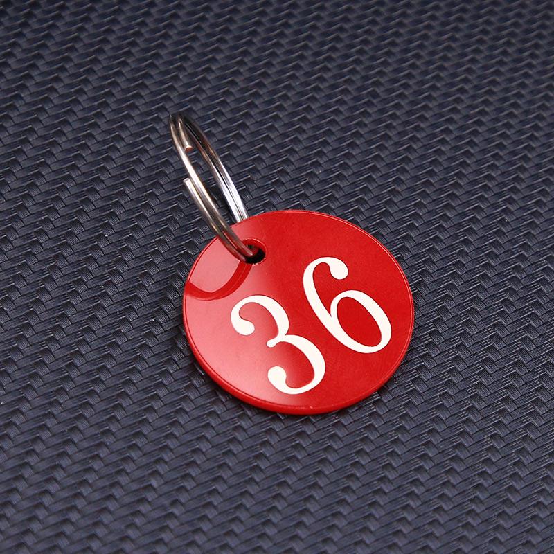 

Гостра гаряча каструля Картка з номером шафки з кліпсою для ресторану або лазні