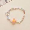 Women's Daily Aurora Butterfly and Heart Beaded Bracelet