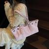 Hollow Rivet Belt Buckle Underarm Shoulder Bag Large Capacity Designer Women Tote Bag Trendy Commuter Top Handle Handbag