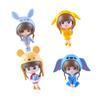 4pcs resin Q Girls Ornaments Micro Landscape Decorations Gifts Crafts