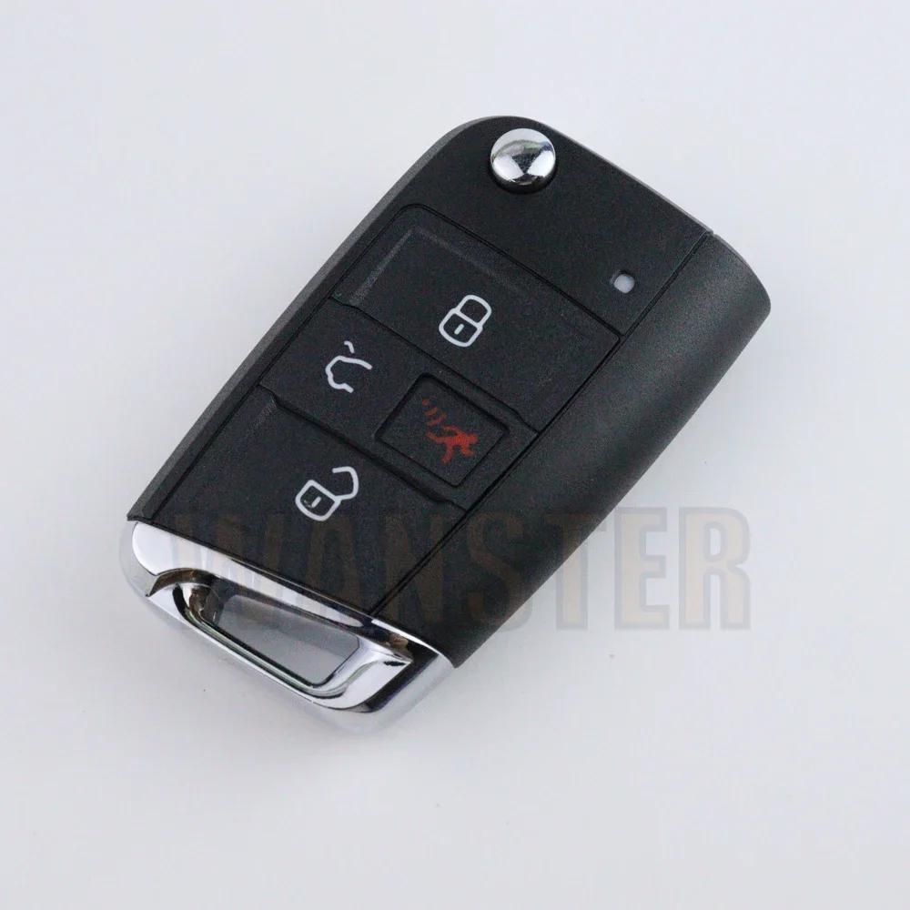For Volkswagen Vw Golf 7 4 5 Mk7 Mk4 6 Tiguan Gti For Skoda Octavia A7 For Seat Leon Ibiza Altea Car Key Fob Case Shell Housing