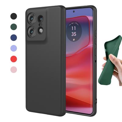 Flüssigsilikonhülle für Motorola Edge 50 Fusion 50 Pro 40 Neo Edge Plus 2023 Matte, stoßfeste, weiche Telefonabdeckungshüllen