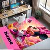 Custom Name Minnie Printed Carpet,Rug for Office Chair Living Room Bedroom Kitchen Room Decor Gifts.