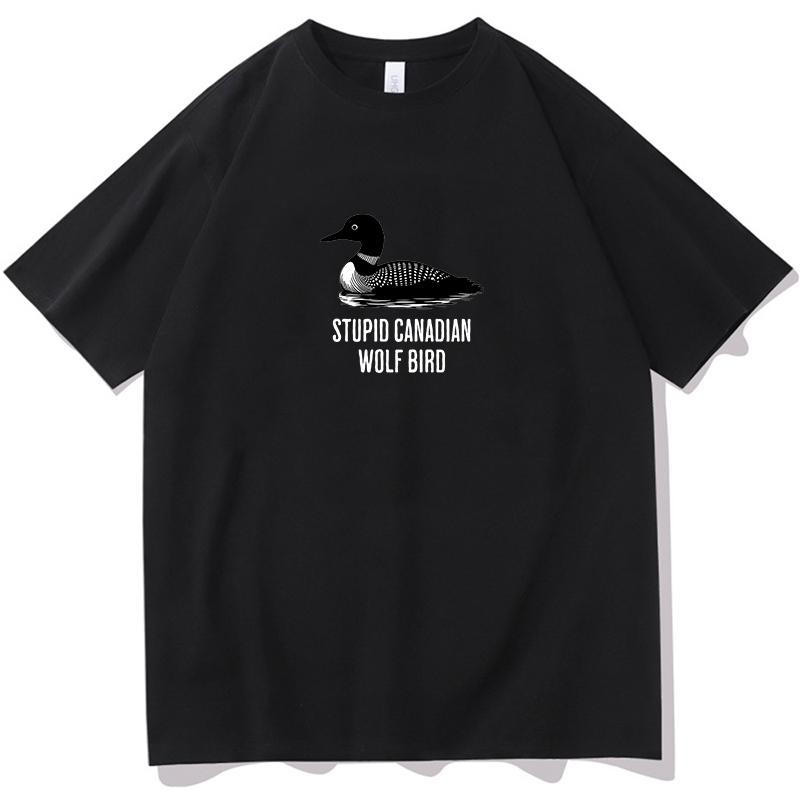 Heated Rivalry Vintage TShirts Unisex Women Funny Meme Graphic Tees Fans Stupid Canadian Wolf Bird Tshirts Unisex Y2K Clothes Tops XL