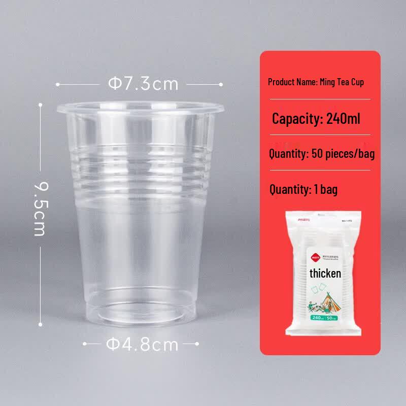 Youluo Transparent Food Grade Disposable Plastic Cups