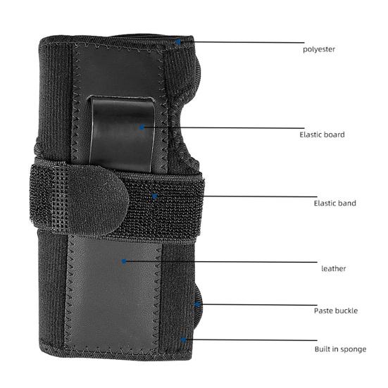 1 Pc Wrist Guard with Splints for Men Women Adjustable Wrist Support Brace for Carpal Tunnel Tendonitis Arthritis