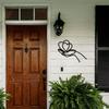 Metal Wall Art Decor Modern Living Room Indoor Sculpture Home Interior Replica Statue