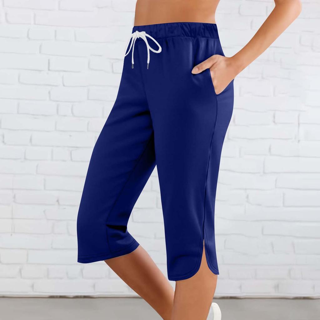Women's Fashionable And Comfortable Yoga Pants: Slim-Fit, Mid-, 7/8 Length