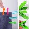 24/48/60Pcs Clothes Pegs Set for Washing Line Plastic Clothes Clip Kit Nonslip Windproof Clothes Clip for Underwear Socks Towels