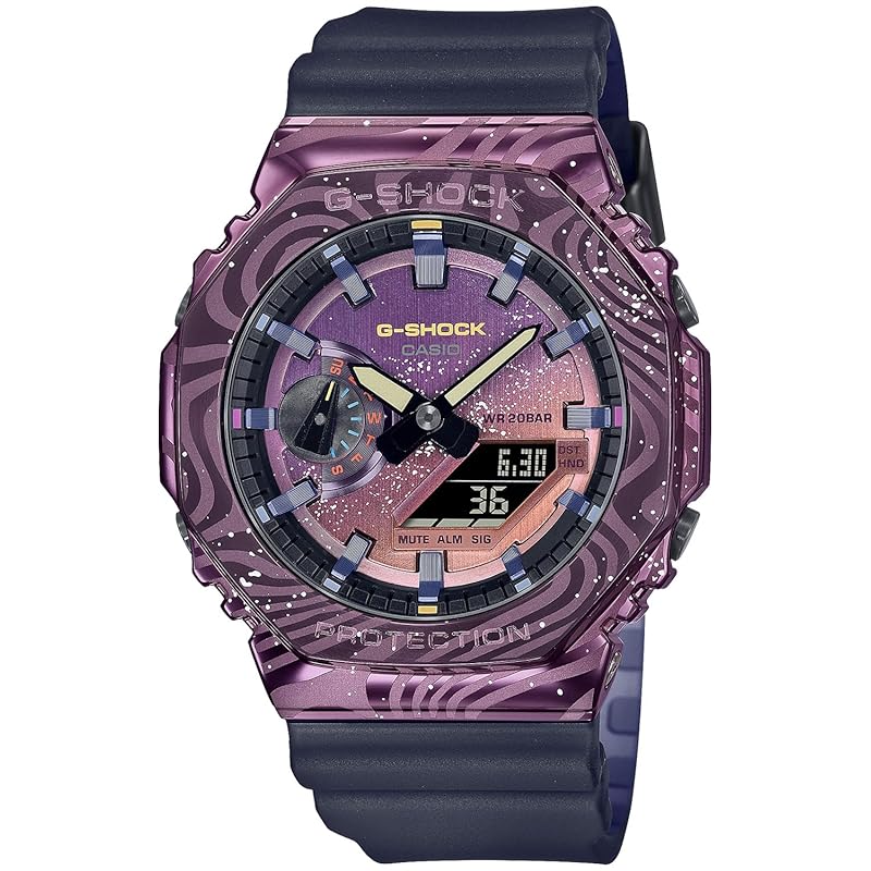 

Годинник [Casio] G-Shock []Чоловічий темно-синій з металевим покриттям GM-2100MWG-1AJR