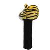Golf Club Head Cover Plush Nylon Cute Tiger Head Protective Animal Golf Headcover for Golf Lovers Women Men