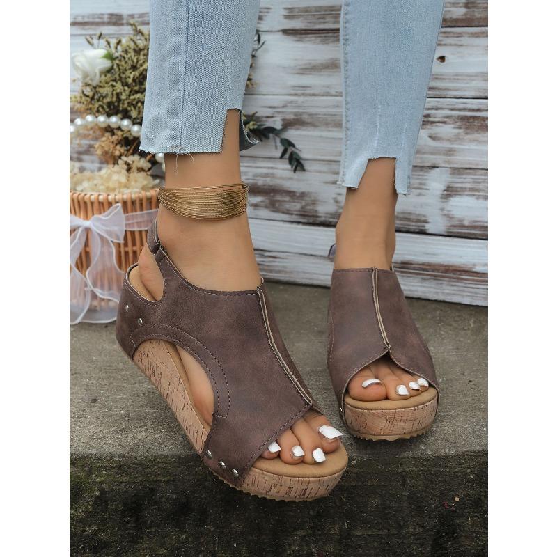 Wedge Sandals Fashion Casual Fish Mouth Sandals Women's Hot Sandals