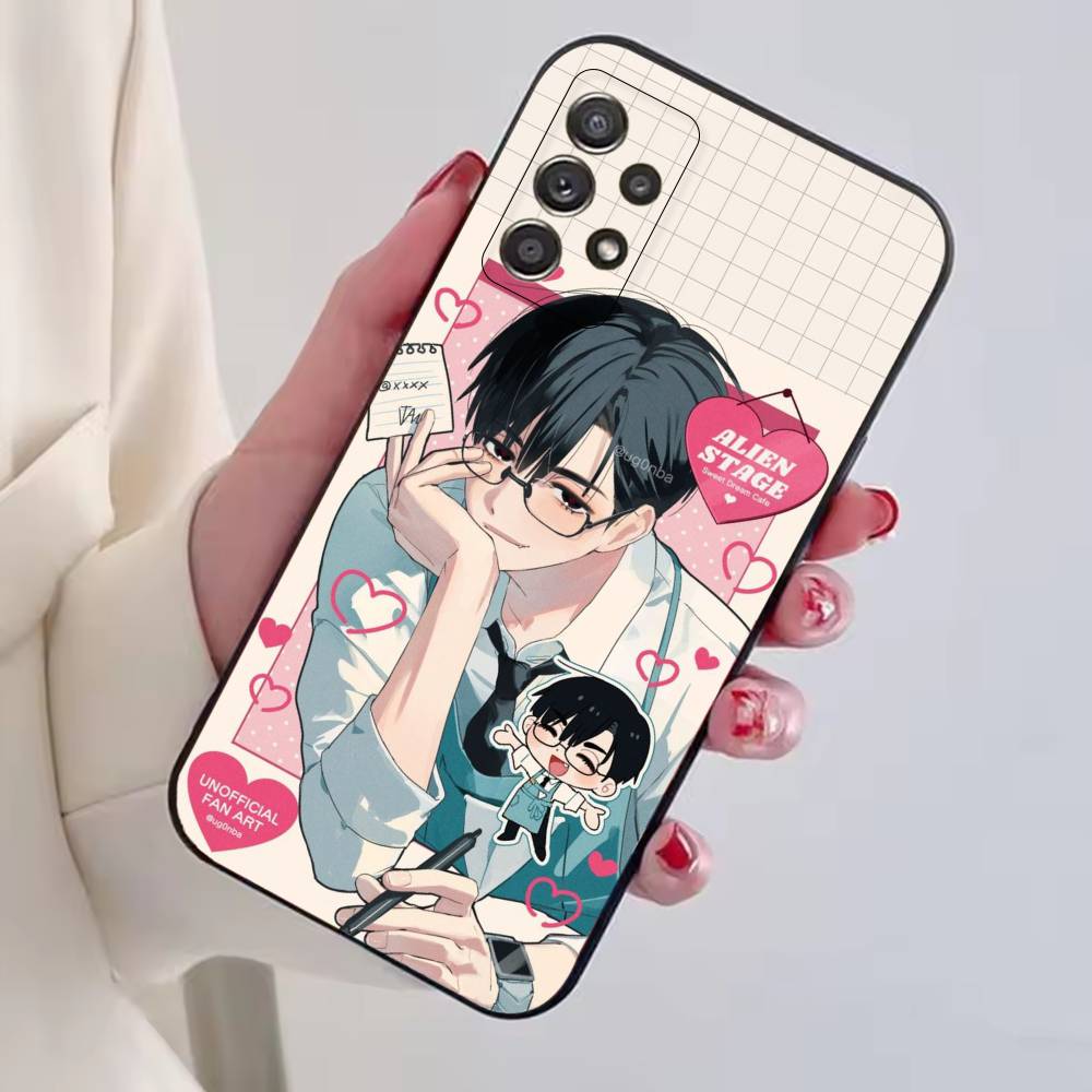 Anime A-Alien Stage Phone Case For Samsung S25,S24,S21,S22,S23,S30,Ultra,S20,Plus,Fe,Lite,Note,10,Black Cover
