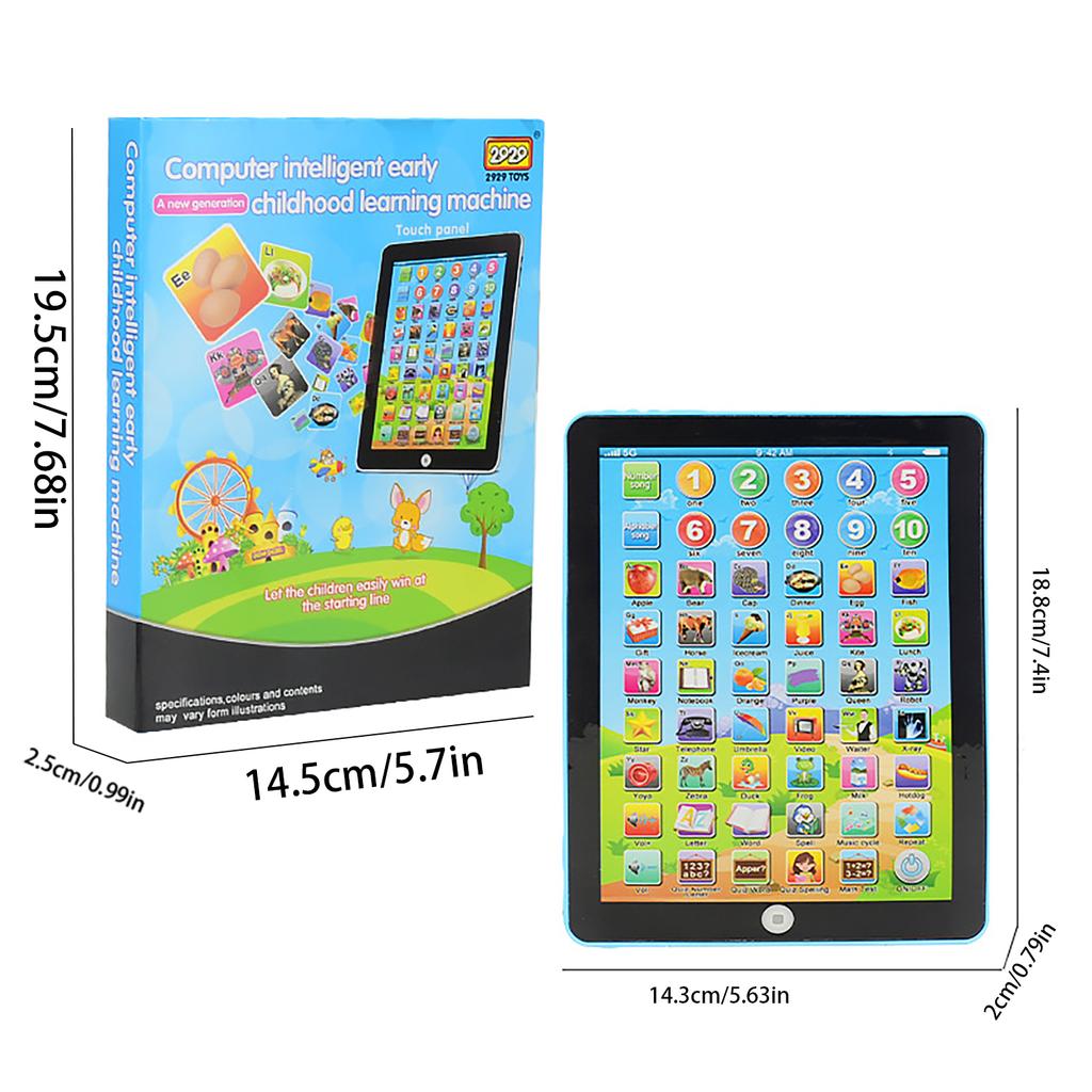 Children'S Tablet Toy English Learning Machine Simulation Point Reading Machine Puzzle Early Education Learning Toy