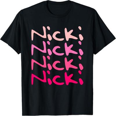 Cute First Name Nicki, Boy Girl T-Shirt