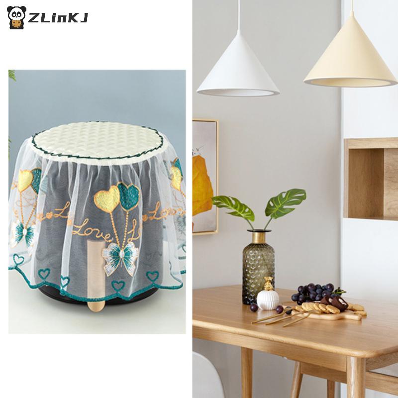 Universal Fit Air Fryer Dust Cover Lace Fabric Design for Electric Rice Cooker Keep Kitchen Appliances Clean and Decorative