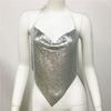 Metallic Leopard Print Crop Top With Sequins For Streetwear Women Fall Edition