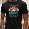 T-Shirt Herren Anime Spruch Motiv Baumwolle Größe S bis 5XL