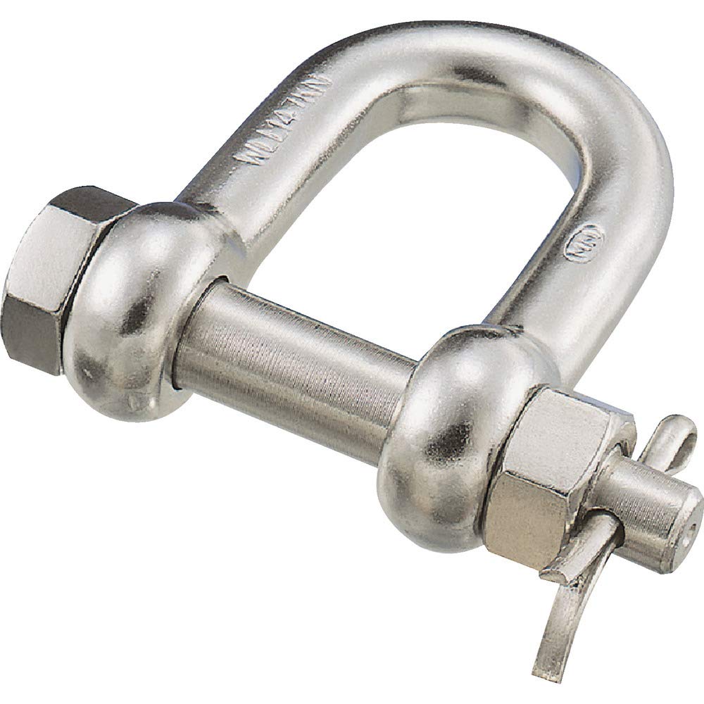 TRUSCO TSBM-22 SBM Shackle Stainless Steel Length 3.5 inches (88 mm) Inner Width 1.7 inches (44 mm) length 88mm
