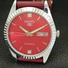AUTOMATIC 6309A VINTAGE REFURBISHED SEIKO 5 JAPAN MENS RED DIAL WATCH A701686-5