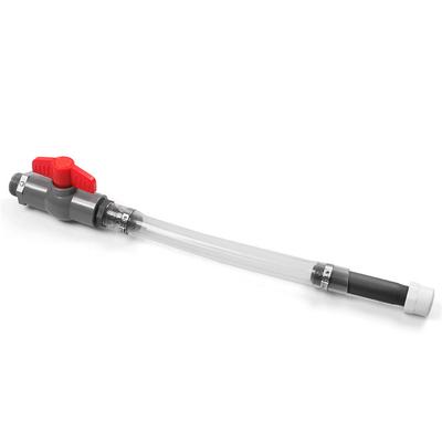 Tuyau de remplissage de bidon de carburant de course de luxe avec vanne d'arrêt.