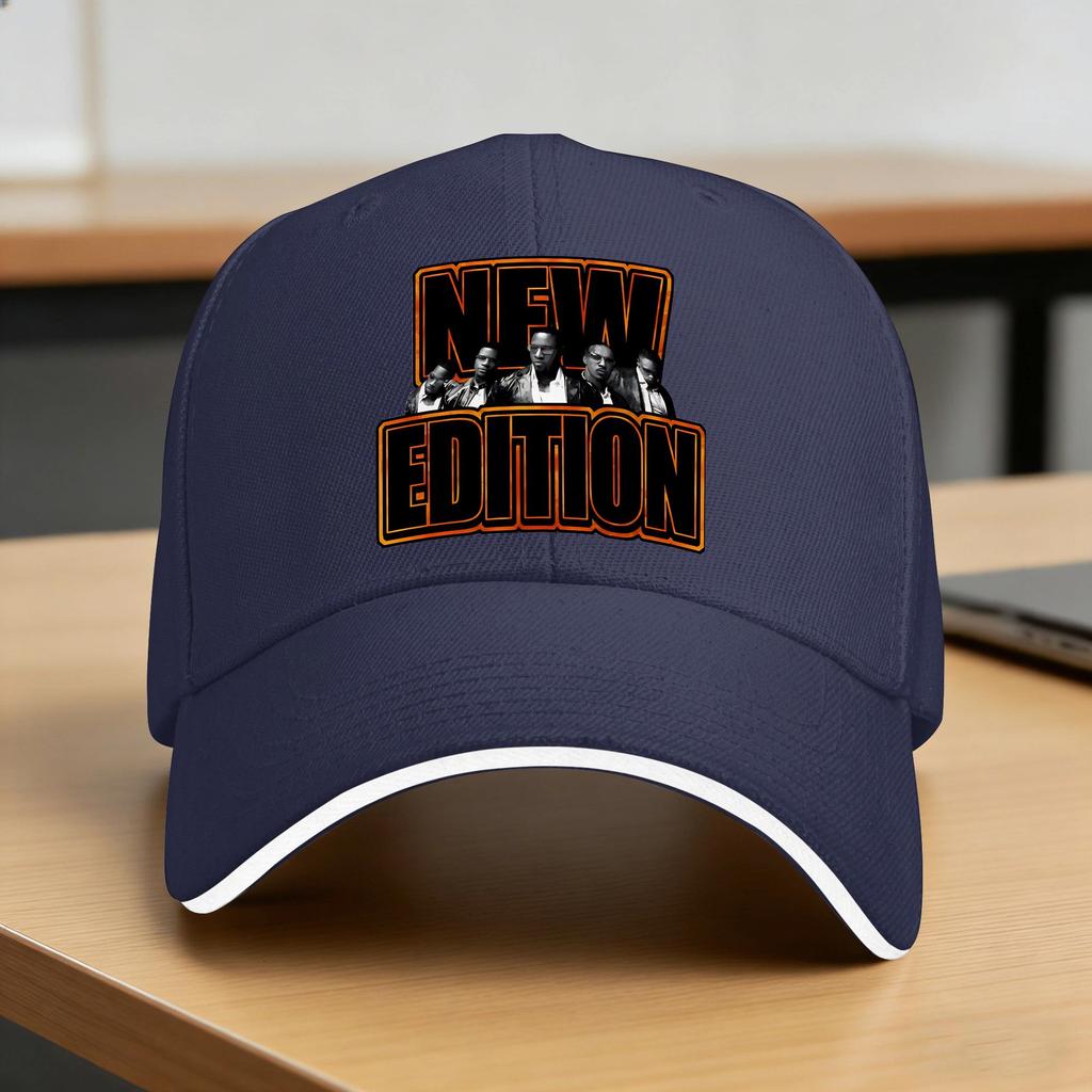 Jodeci NEW EDITION Baseball Cap  Running Hippie Yk Cute Custom DIY Sun Trucker Hat Couple Women High Quality Baseball Caps