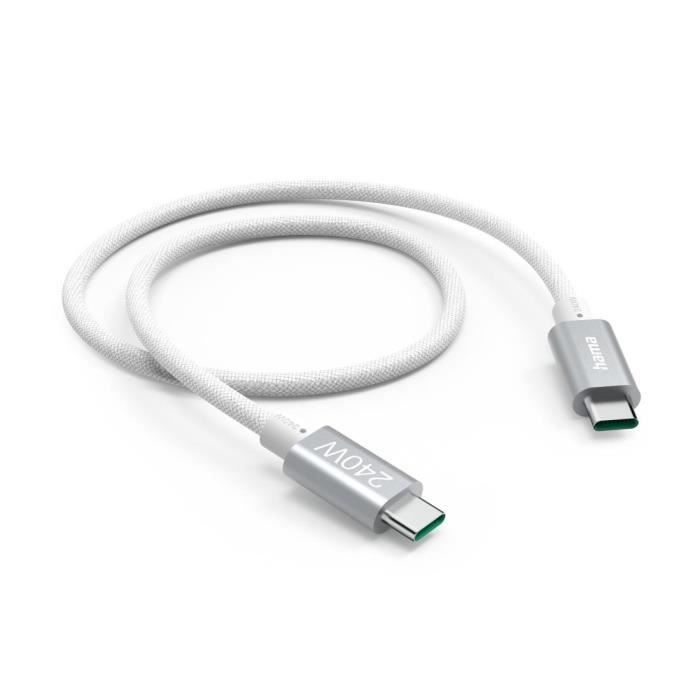 USB-C laadimiskaabel - Full-Feat - 240W - 1,5m - USB 3.2 Gen1 - 5Gbit/s