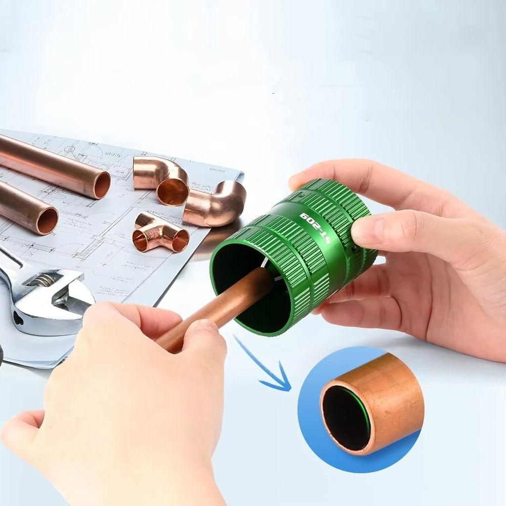 Deburring Pipe Reamer Tool Durable Tubing Reamer Portable Pipe Cleaner  Pipe and Tubing