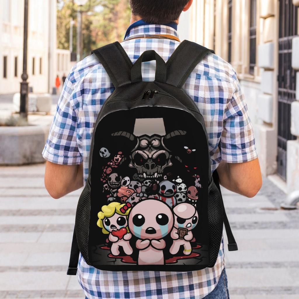 The Binding of Isaac Fashion Backpack Durable Student Hiking Travel  Daypack for Men Women Laptop Computer Shoulder Bag
