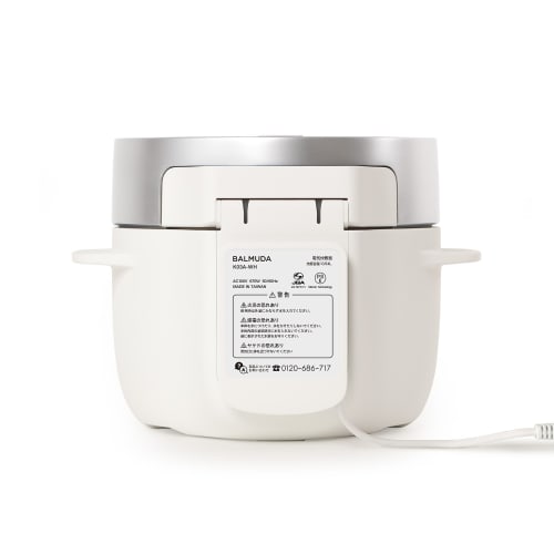 BALMUDA The Gohan 3-cup Electric Rice Cooker BALMUDA The Gohan K03A-WH
