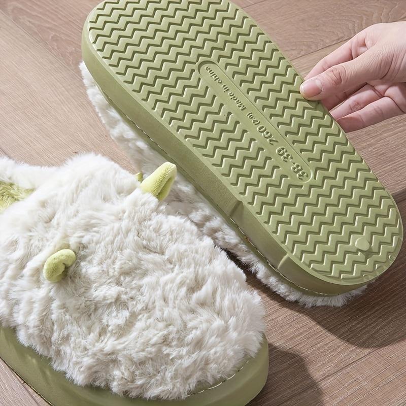 Cozy Plush Men's & Women's Slippers - Non-Slip Thick Fleece Lined Comfort Shoes with Soft EVA Sole for Indoor Warmth
