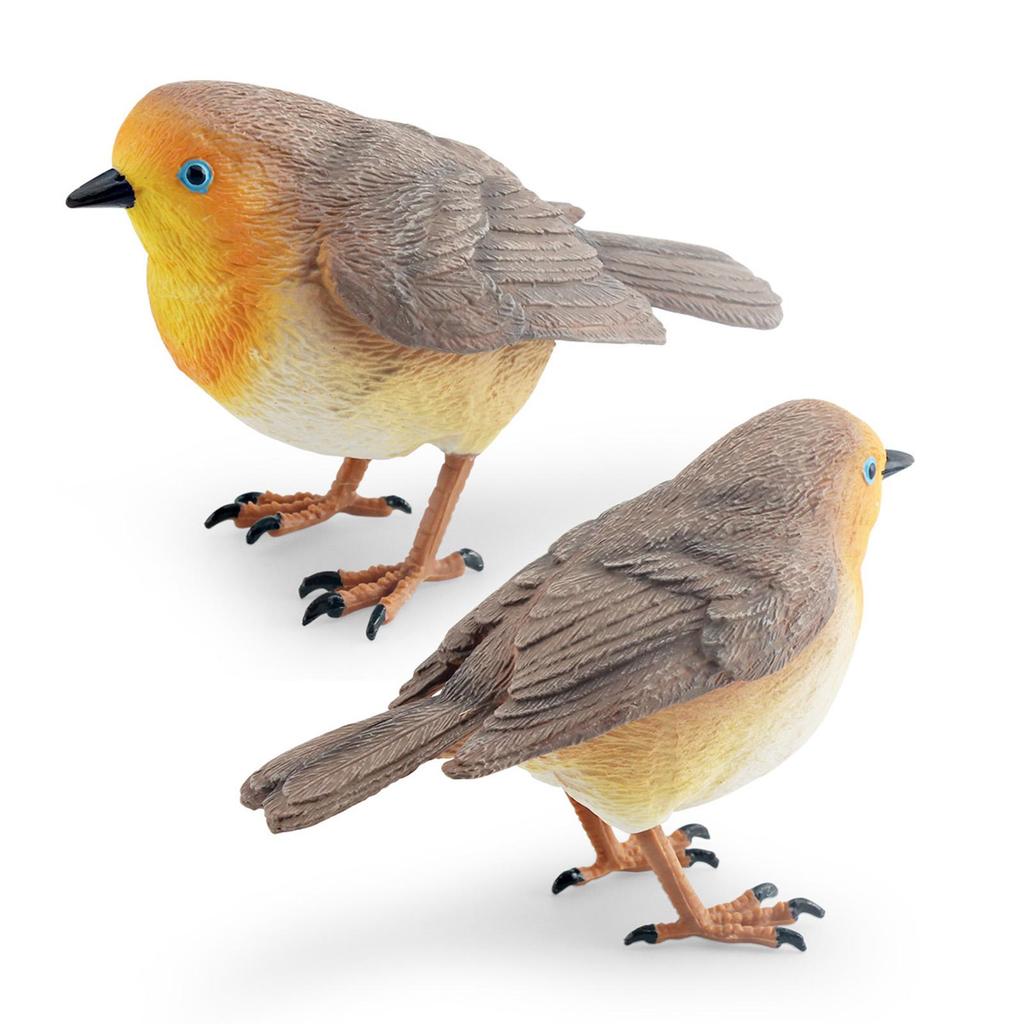 Realistic Bird Figure Miniature Birds Decor Centerpiece Sculpture Creative Figurines