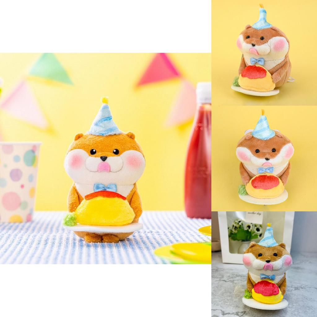 Söt Japansk Utter Gosedjur Nyckelring Födelsedagskalas Karaktär Bedårande Gåva Dekoration