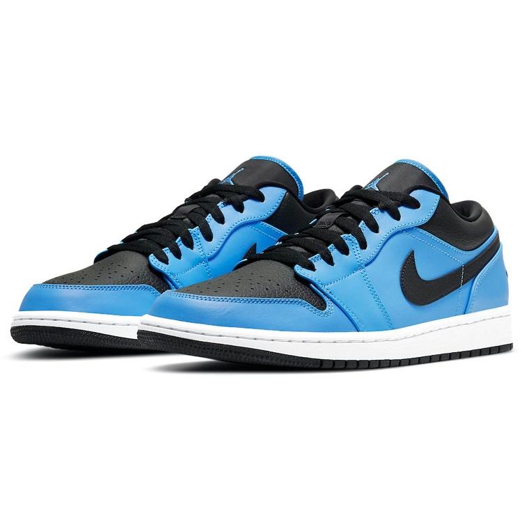 Air Jordan 1 Low 'University Blue Black' Men's 553558-403